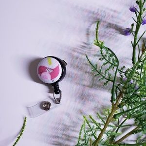 Handmade Cloth Retractable Badge Reel